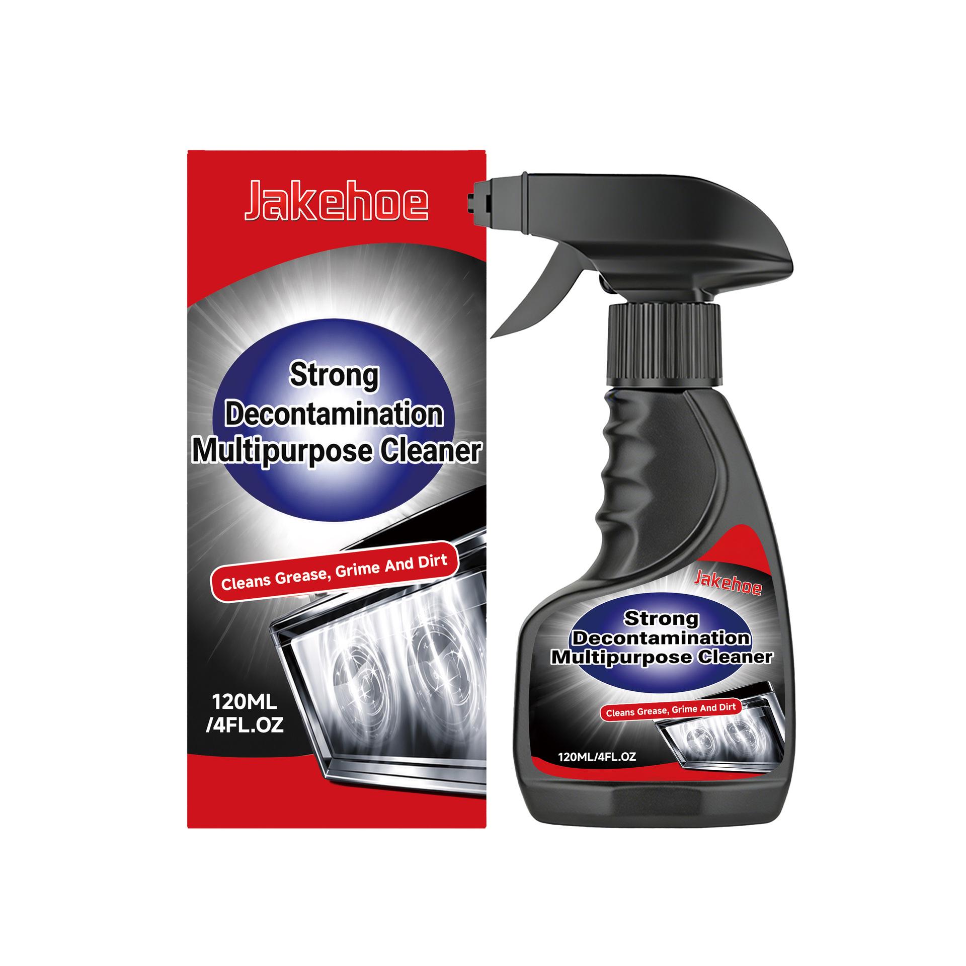 JAKEHOE All-Purpose Cleaner: Kitchen Oil Stain Remover & Bathroom Descaler 120ML