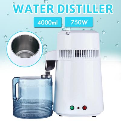 750W 4L Domowy destylator czystej wody Oczyszczacz wody Pojemnik Urządzenie filtrujące wodę ze stali nierdzewnej Woda destylowana