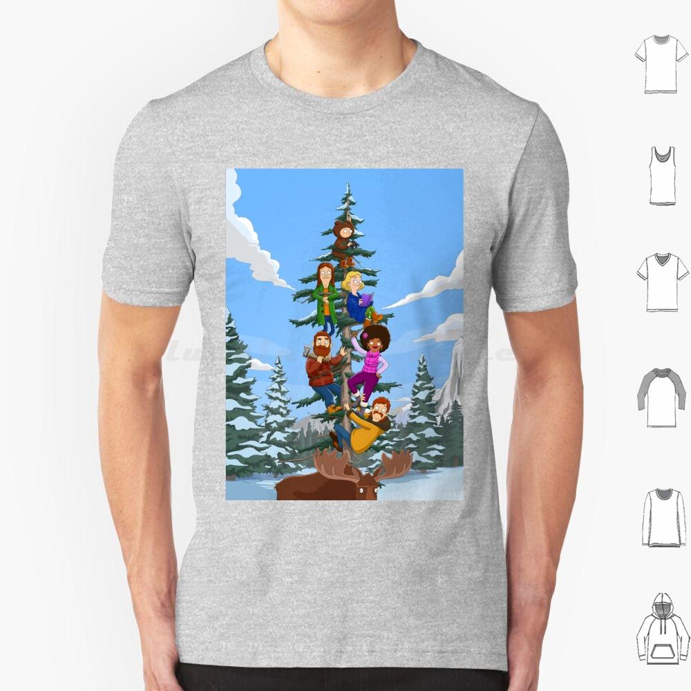 The Great North T Shirt 6xl Cotton Cool Tee The Great North Nick Offerman Comedy Cartoon Tv Bob Burger Central Park Jenny Slate S