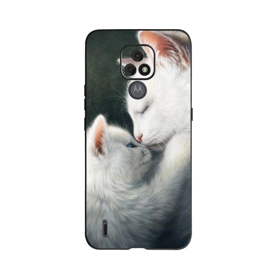 For Moto E7 Case Silicone Soft TPU Phone Cover For Motorola Moto E7 Power E 7 Case Capa Moto E7 Plus Cute Fashion Funda Bumper