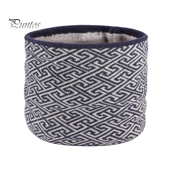 

Зимний утеплитель для шеи для женщин и мужчин, утолщенный флисовый подкладочный шарф, толстый ветрозащитный горнолыжный шарф для катания на лыжах и сноуборде темно-синий