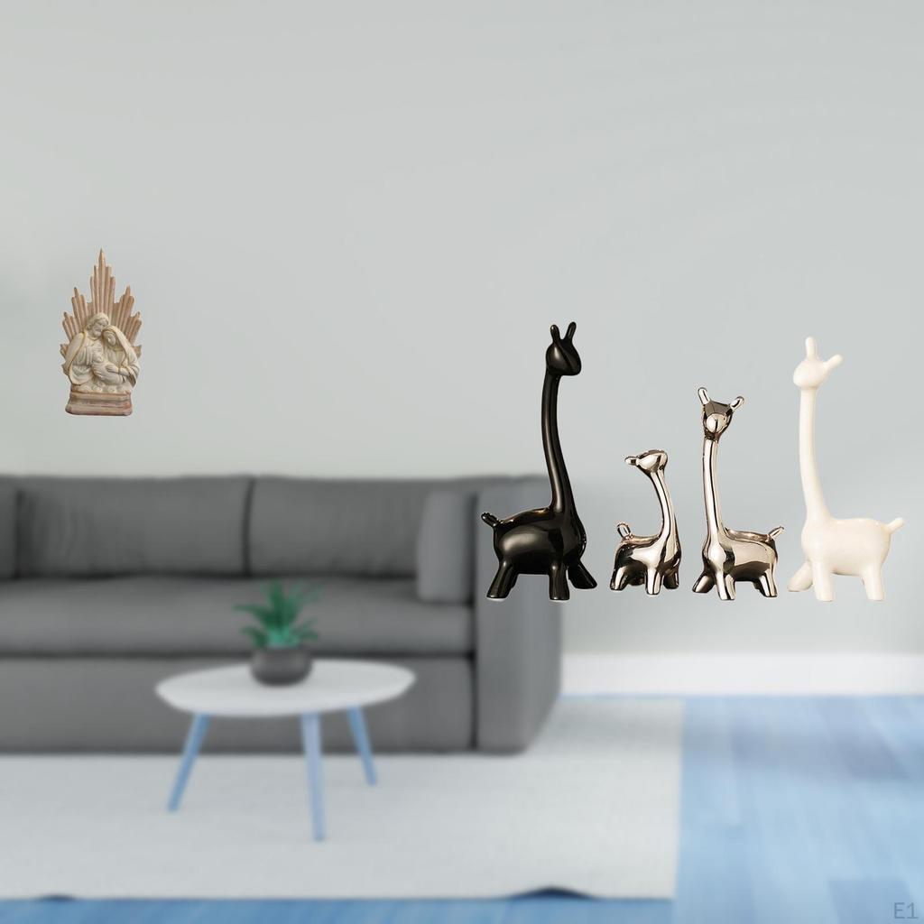Classic Christian Catholic Resin Giraffe Statue Figurine for Office Table Car Home Decoration Modern