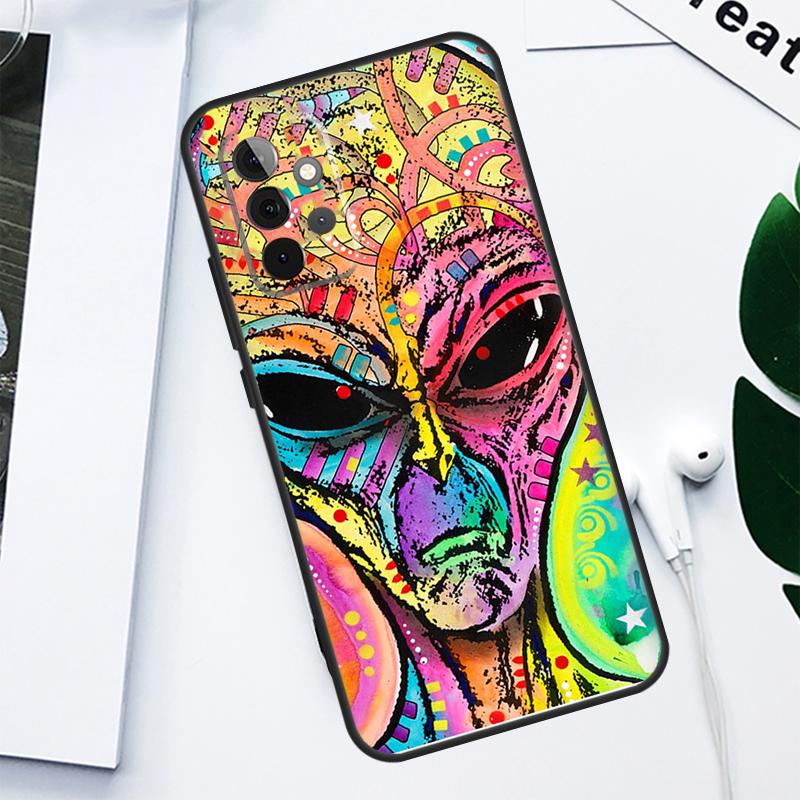 Alien UFO For Samsung Galaxy A13 A53 A33 A54 A34 A14 A55 A35 A15 A05 A06 A16 A22 A32 A52 Phone Case
