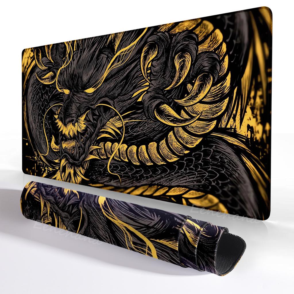 Japanese Dragon Large Gaming Mousepad XXL Keyboard Gamer Mouse Pad on The Table Speed Desk Mat Anime x X Mouse Mats