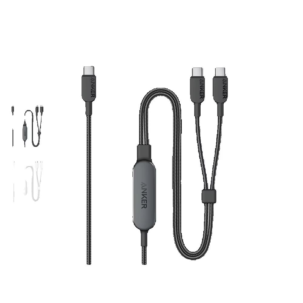 Anker Usb-C to C 140W 2-in-1 Cable 120cm A8895