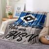 Custom Name,Hamburger SV Printed Flannel Blanket, soft throw for bedroom sofa, washable, Christmas present, great gift.