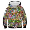 Kids Clothes My Singing Monsters Print Hoodie Girls Cartoon Casual Sweatshirts Children's Clothing Autumn Boys Hoody Pullover