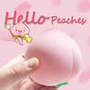 Toy Peach 2 Pcs Anxiety Easing Peach Squeeze Toys Realistic Fruit Shaped Fidget Stress Balls Anti-Stress Slow Decompression Set