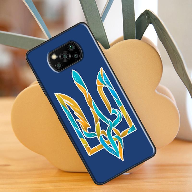 Ukraine Tryzub Flagge Fall Für Xiaomi Mi 11 Lite 9T 10T 11T Pro POCO X3 Pro X3 GT F1 F2 F3 M4 M3 Pro Fall Abdeckung