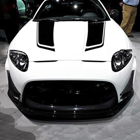 2 Stücke Auto Racing Haube Aufkleber Sportliche Streifen Aufkleber Wasserdichte DIY Dekoration