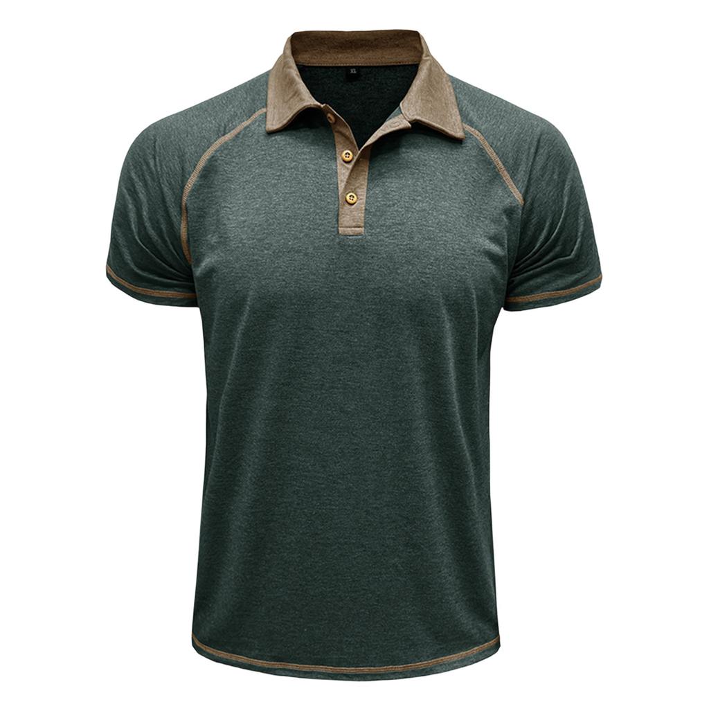 Men's Color Short Sleeve Tops Men's Casual Fashion Short Sleeve Tops