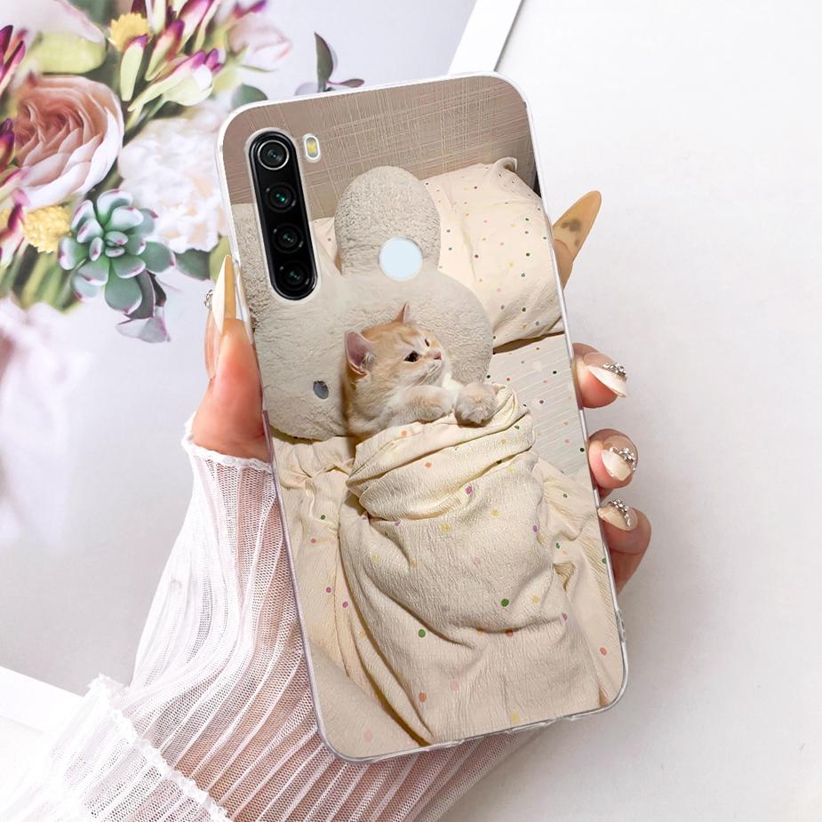 Pour Xiaomi Redmi Note 8 Note8 T Coque Nouvelle Housse Peinte de Luxe Coque de Téléphone Souple Fine Pour Xiaomi Redmi Note 8 Pro Note8 2021 Fundas