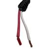 Marine Power Extension Cable for MotorGuide Xi3 Xi5, Coiled Trolling Motor Lead Replaces 8M0029237 8M0139002, Black Wiring Service Cable with Molded
