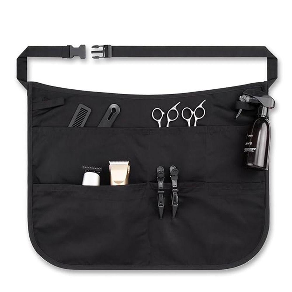 

5 карманов сумка для парикмахера-стилиста, водонепроницаемая сумка для стрижки волос, легкий парикмахерский полуфартук для повара