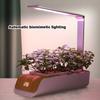 Intelligent Indoor Hydroponic Gardening System With Adjustable LED Grow Light For Vegetables Herbs Soil And Water Plant