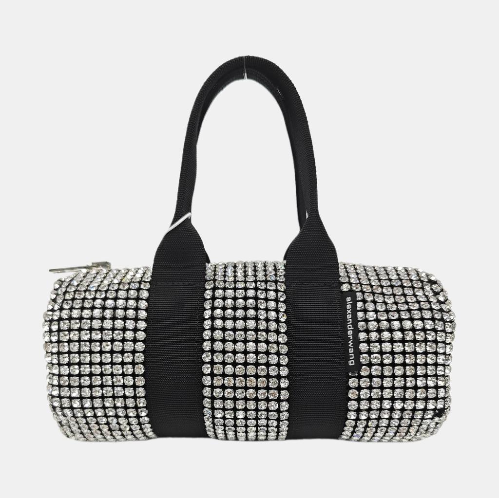[Gebraucht] Cruiser Kristall Strassstein Dekor Nylon Mini Runde Reisetasche - Sehr Gut #ZY9RA6