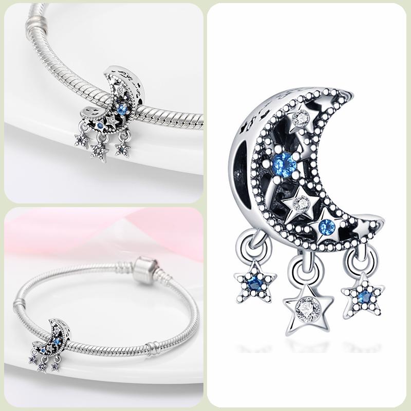 Modne koraliki zawieszki S925 ze srebra próby 925 w stylu klasycznym i romantycznym z motywem żółwia lotosu, odpowiednie do oryginalnej bransoletki DIY na prezent