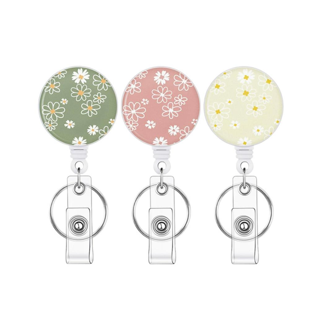The Retractable Badge Holder With Key Holder Has An Adjustable Design, Making It Easy To Wear Various Identification Cards.
