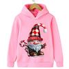 Comfortable Autumn Winter Sweatshirts Christmas Cartoon Fashion Santa Claus Printed Clothes Children's Clothing Boys Girls Hoodies