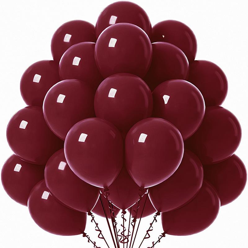 Einfarbiges 10-Zoll-Matte-Latexballon-Set für Kindergeburtstagsdekoration
