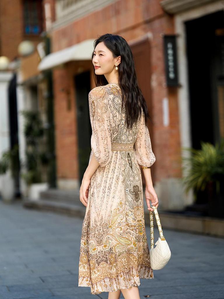 Silk Dress Model 80169-460-759