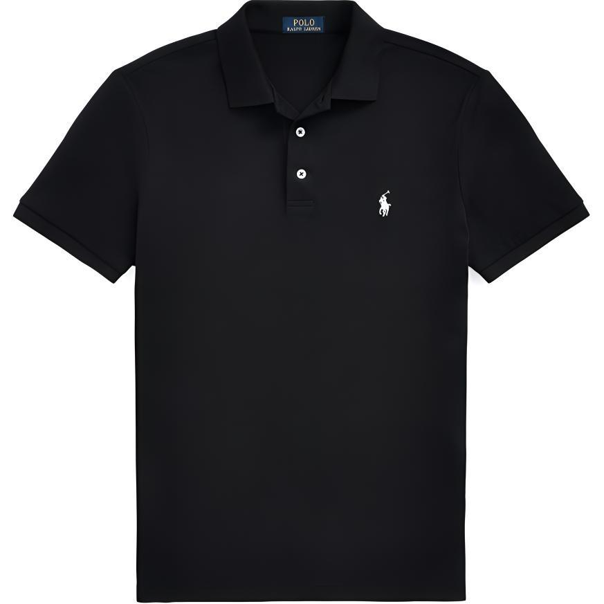 Polo Ralph Lauren FW24 Polo Shirt Custom Slim Fit Men's Polo Black MNPOKNI1N822990-001