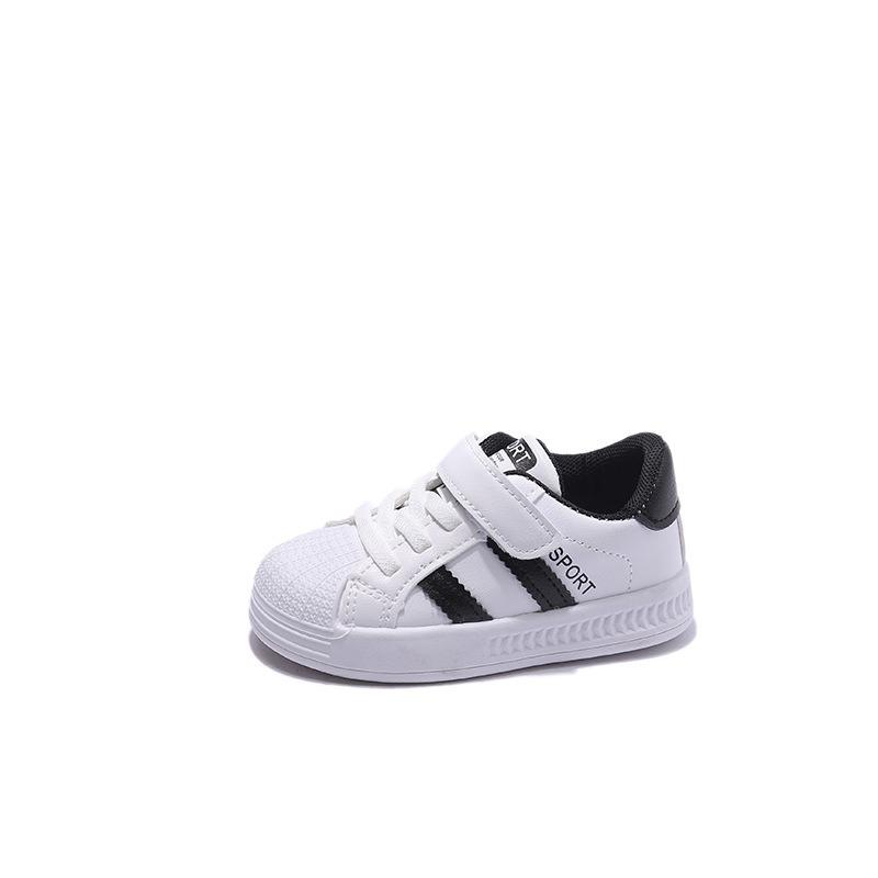 Unisex Kids' Casual Sneakers, Versatile Spring/Autumn Baby Walking Shoes, Children's Kindergarten White Shoes & Infant Footwear.