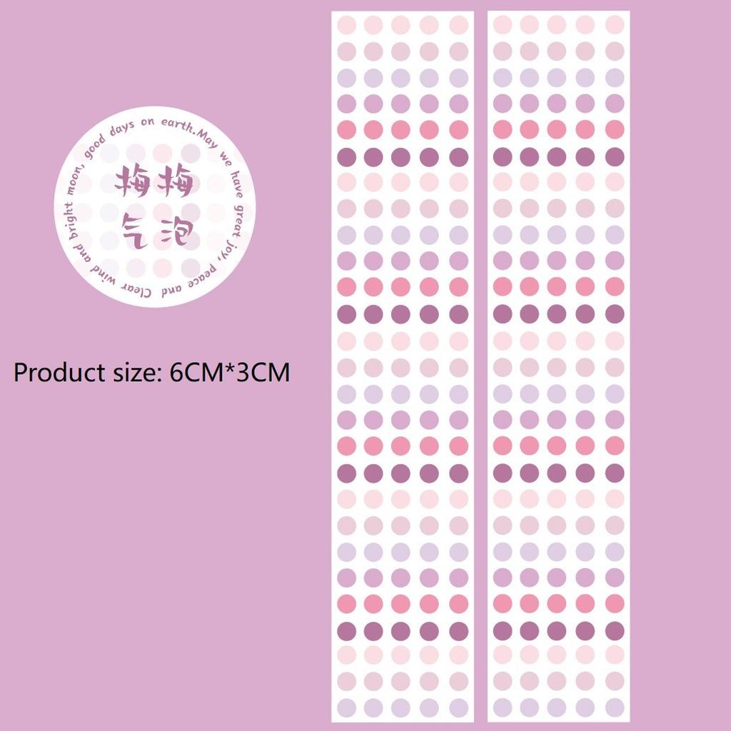 Washi Stickers Dots Decorative Adhesive Washi Tape Masking Tape DIY Scrapbooking Sticker Label Japanese Stationery Deco Tape