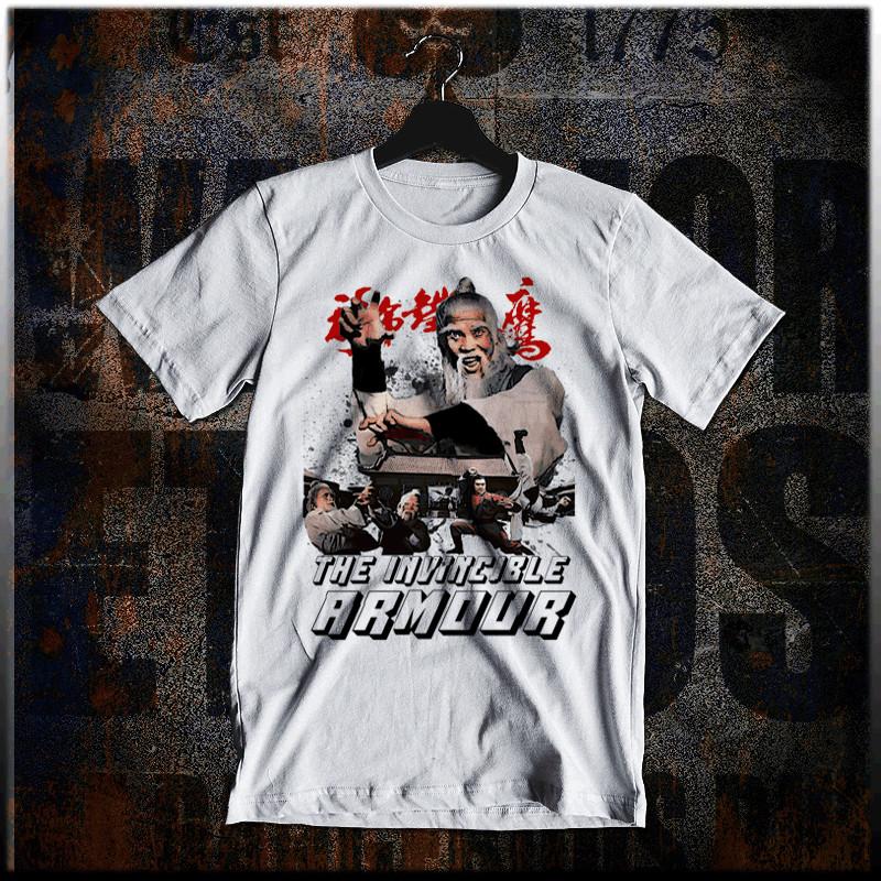 

The Invincible Armour Kung Fu t-shirt retro Karate martial arts cinema S-2XL 3XL