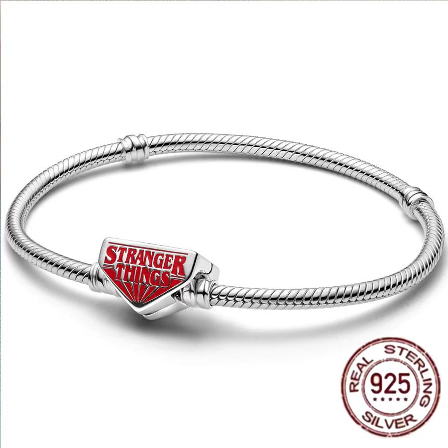 Best-selling 925 Sterling Silver Heart-shaped Crown Snake Bone Chain, Perfect for the Original DlY Bracelet! Ladies' Birthday Fa