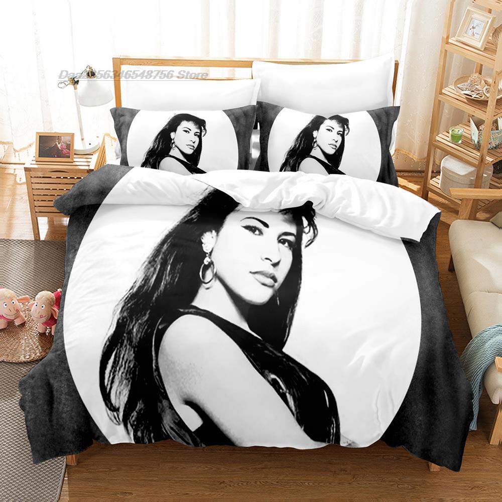 Selena Quintanilla Bedding Set Single Twin Full Queen King Size Bed Set Teenager Bedroom Sheet Set Print New
