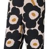 (WMNS) adidas MARIMEKKO Floral Print Straight-Leg Casual Pants Asia Sizing 'Black Beige' Women's H57322