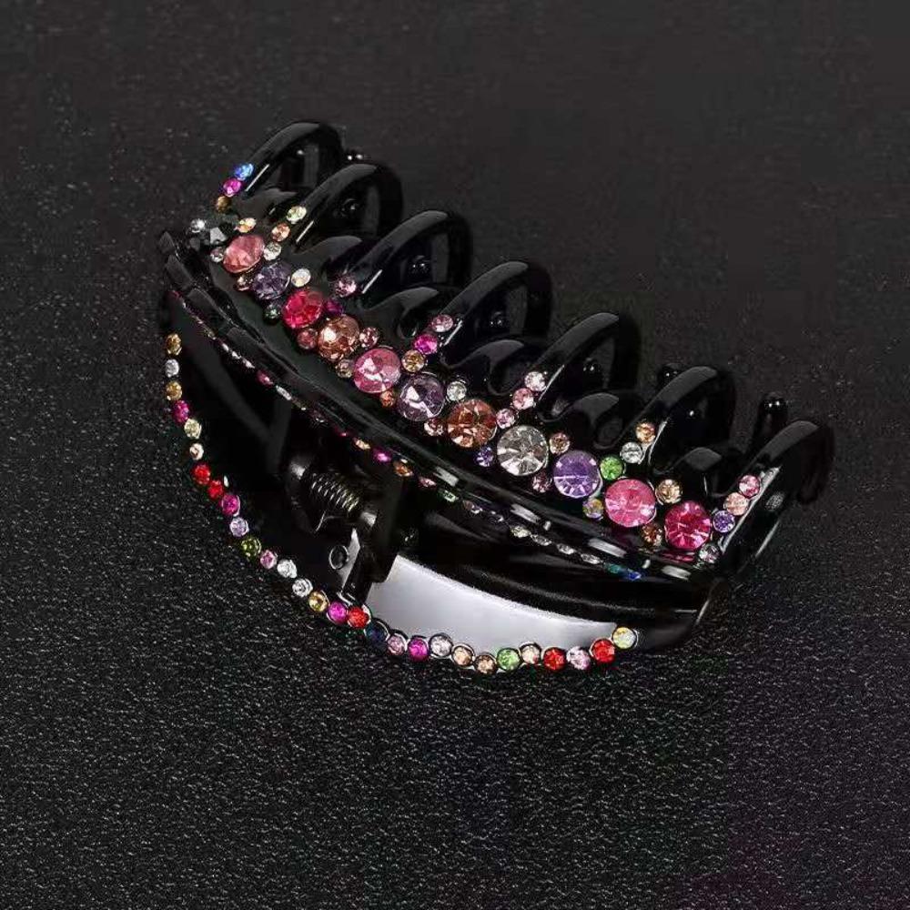Fixing Ladies Hair Crystal Hair Clip Big Hairpin New Hair Accessories  Women Girls