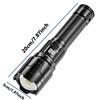 Ultra Bright Rechargeable LED Flashlight, Zoom, Compact and Portable, Suitable for Camping, Hiking, and Emergency Situations