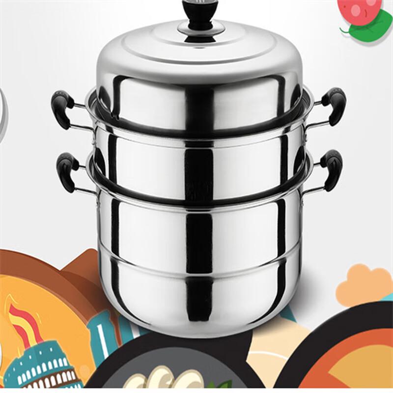 Lilang Stainless Steel Steamer & Soup Pot