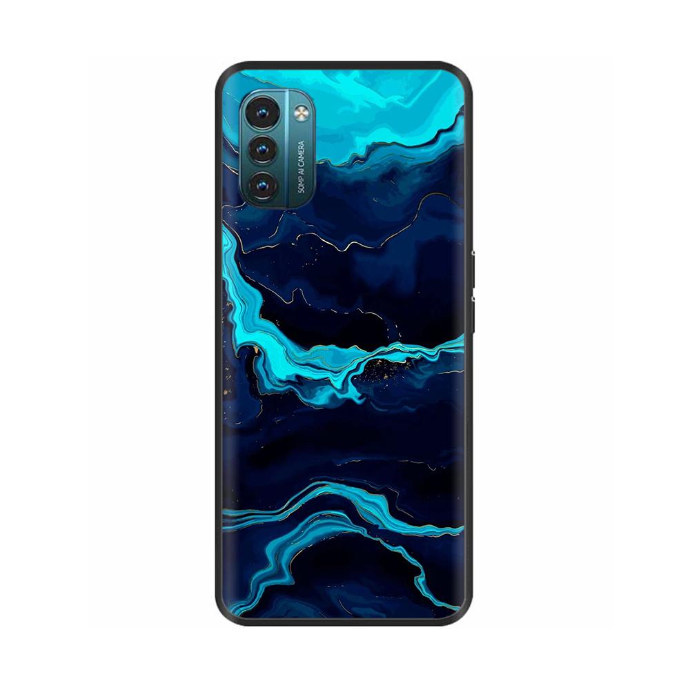 For Nokia G60 5G Case Painted Black TPU Silicone Soft Phone Cover for Nokia G60 Back Cases Bumper Shockproof Shell Cover Carcasa
