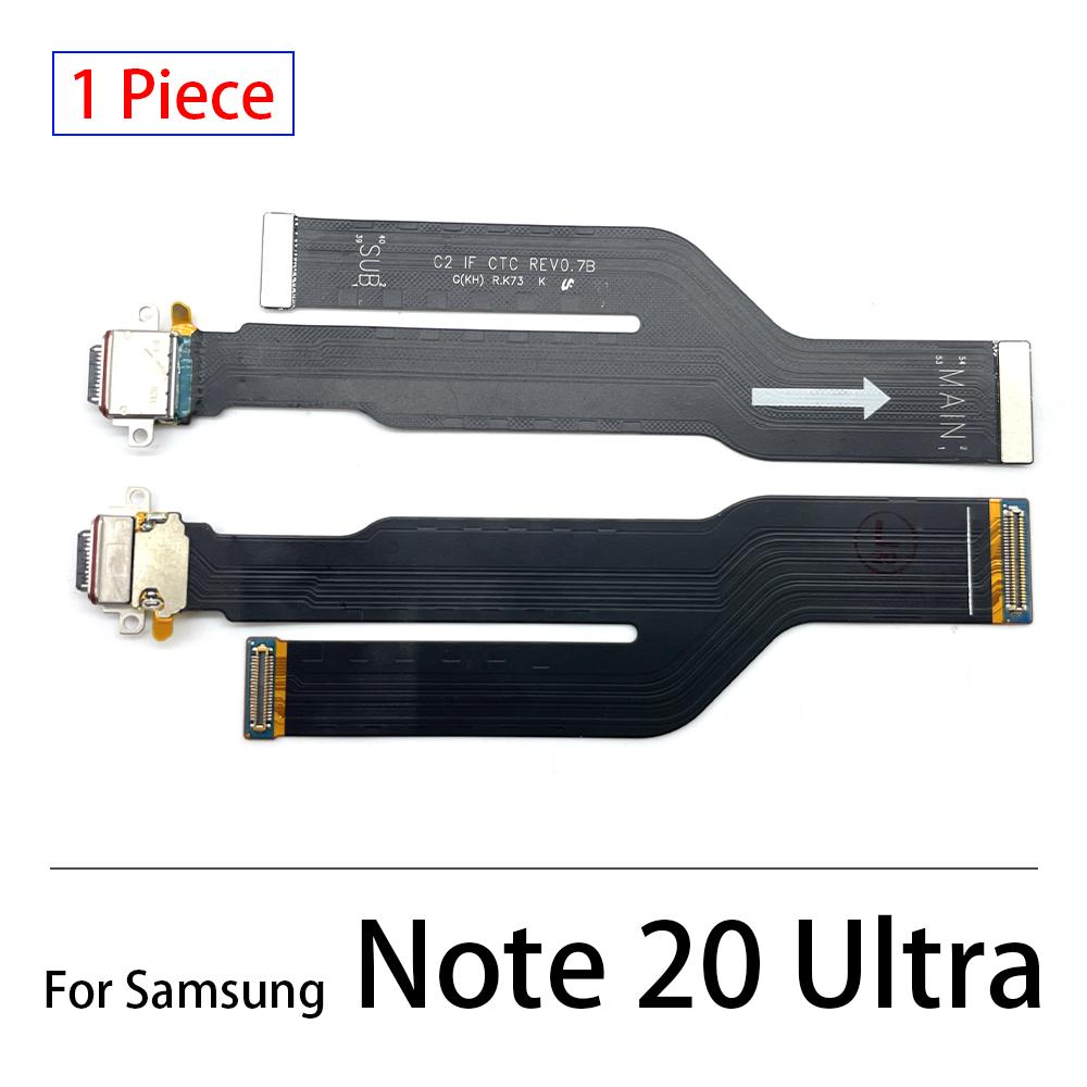 For Samsung Note 11 Ultra Note 8 9 11 Lite Dock USB Charger Fast Charging Port Connector Board Flex Cable With Microphone