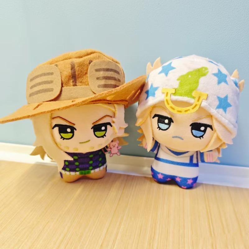 Jojo'S Bizarre Adventure Pluche Pop Johnny Joestar Gyro Zeppeli Schattig Katoen Zacht Gevuld Anime Figuur Speelgoed Fans Verzameling Cadeau 10cm