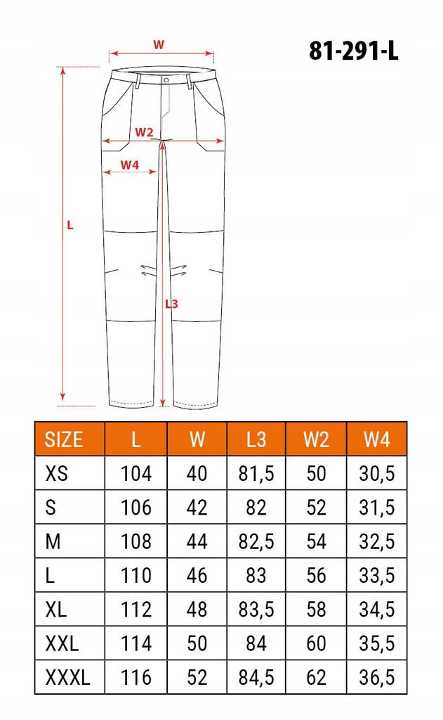 Outdoor Work Trousers Mustard Neo 1 Pc