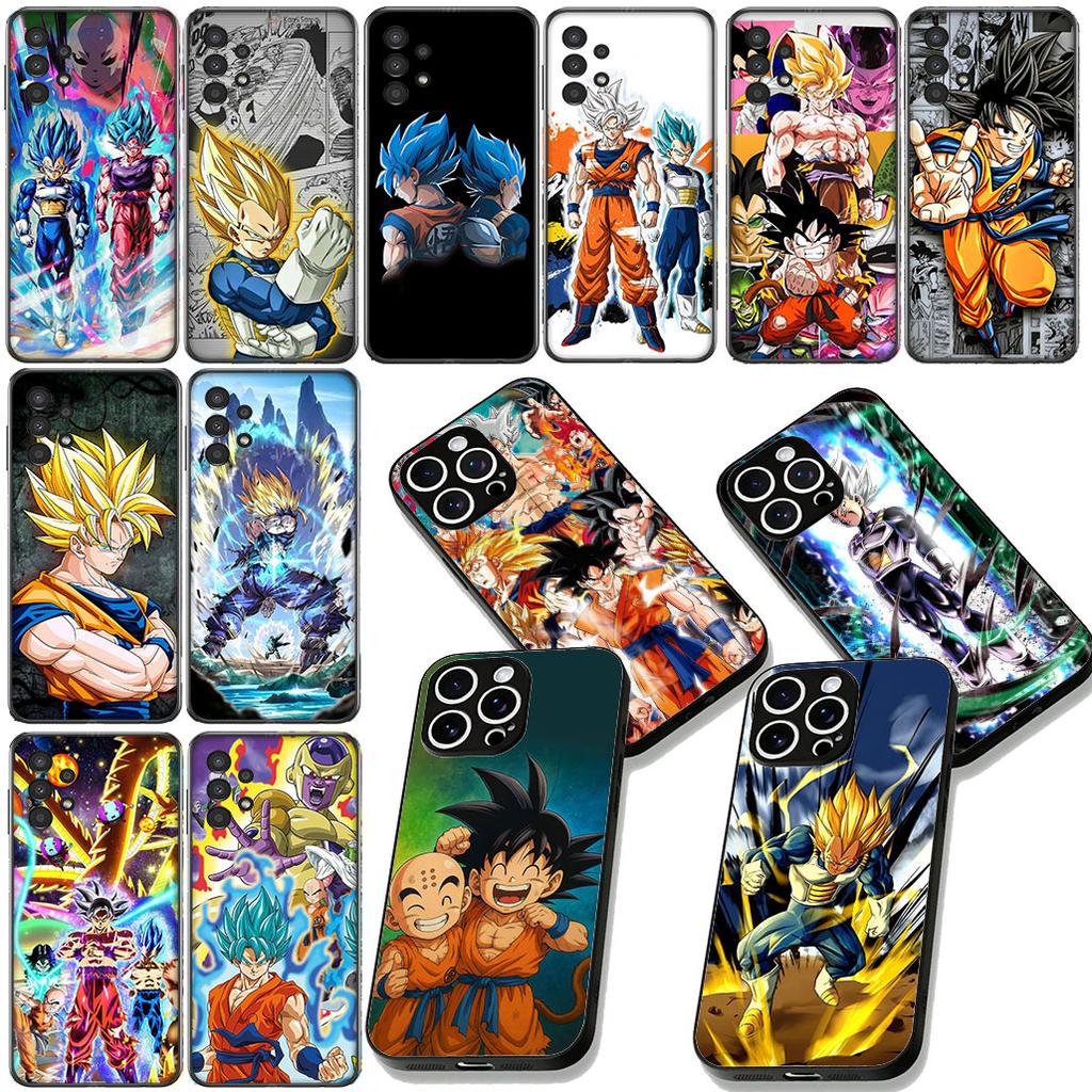 Super Dragons Gokus Balls Vegeta Cover for Samsung Galaxy Note 20 9 10 S8 S10 Lite S9 Plus A54 A53 A21S S10E A17 Phone Case