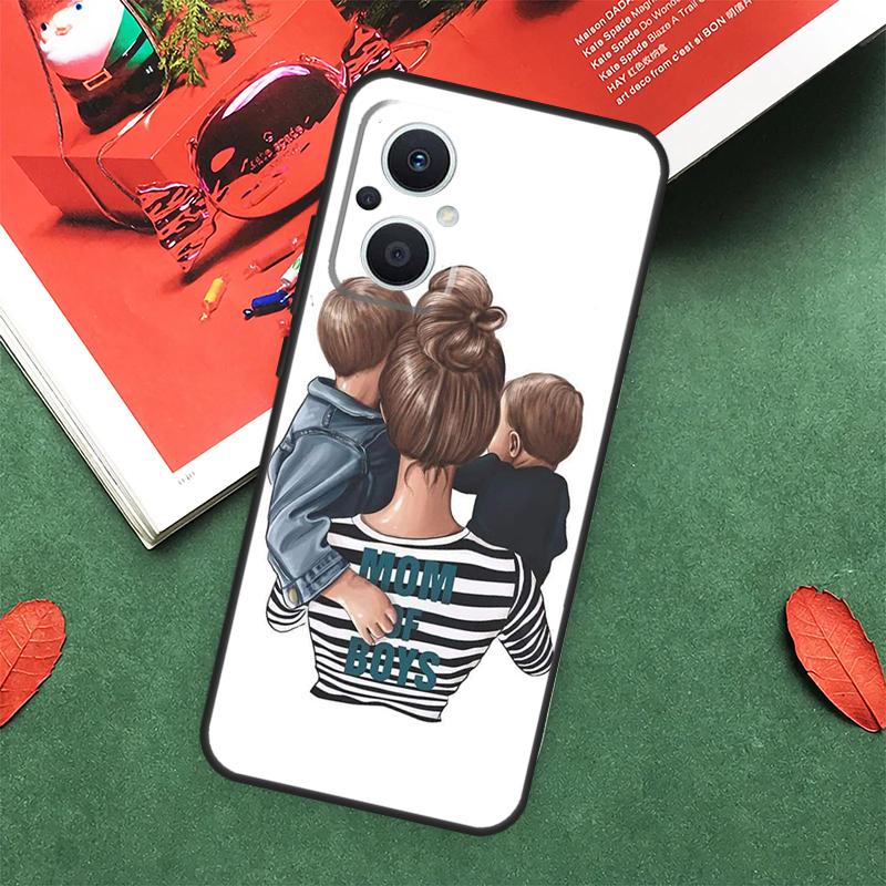 Baby Mom Daughter Girl Son Dad Case For OPPO Reno 14F 13F 12F 11F 12 13 14 10 Pro 7 8 Lite OPPO Find X5 X6 X8 X9 Pro Cover