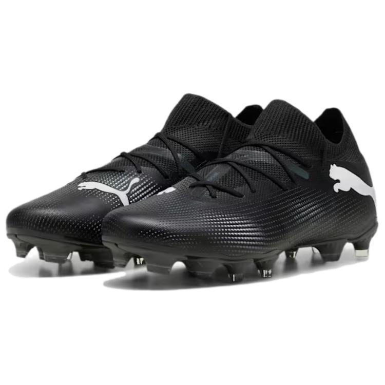 Puma FUTURE 7 MATCH Comfortable And Lightweight AG Artificial Ground FG Firm Ground Fabric Soccer Shoes Men's Black 107715-02