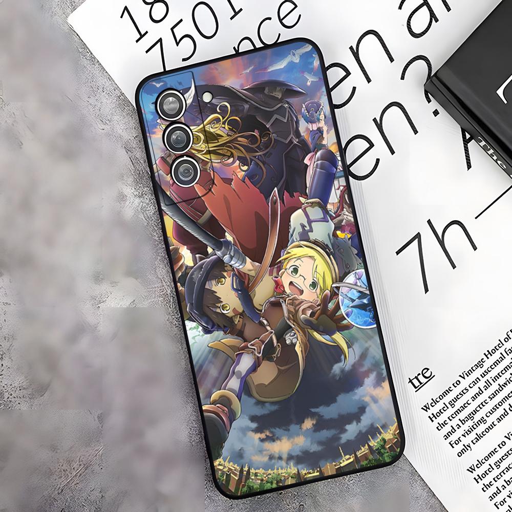 Vintage Anime Made In Abyss Phone Case For Samsung S26 S25 Edge S24 S23 S22 S21 S20 Ultra Plus Fe Galaxy A54 A53 A34 A25 A16 Cov