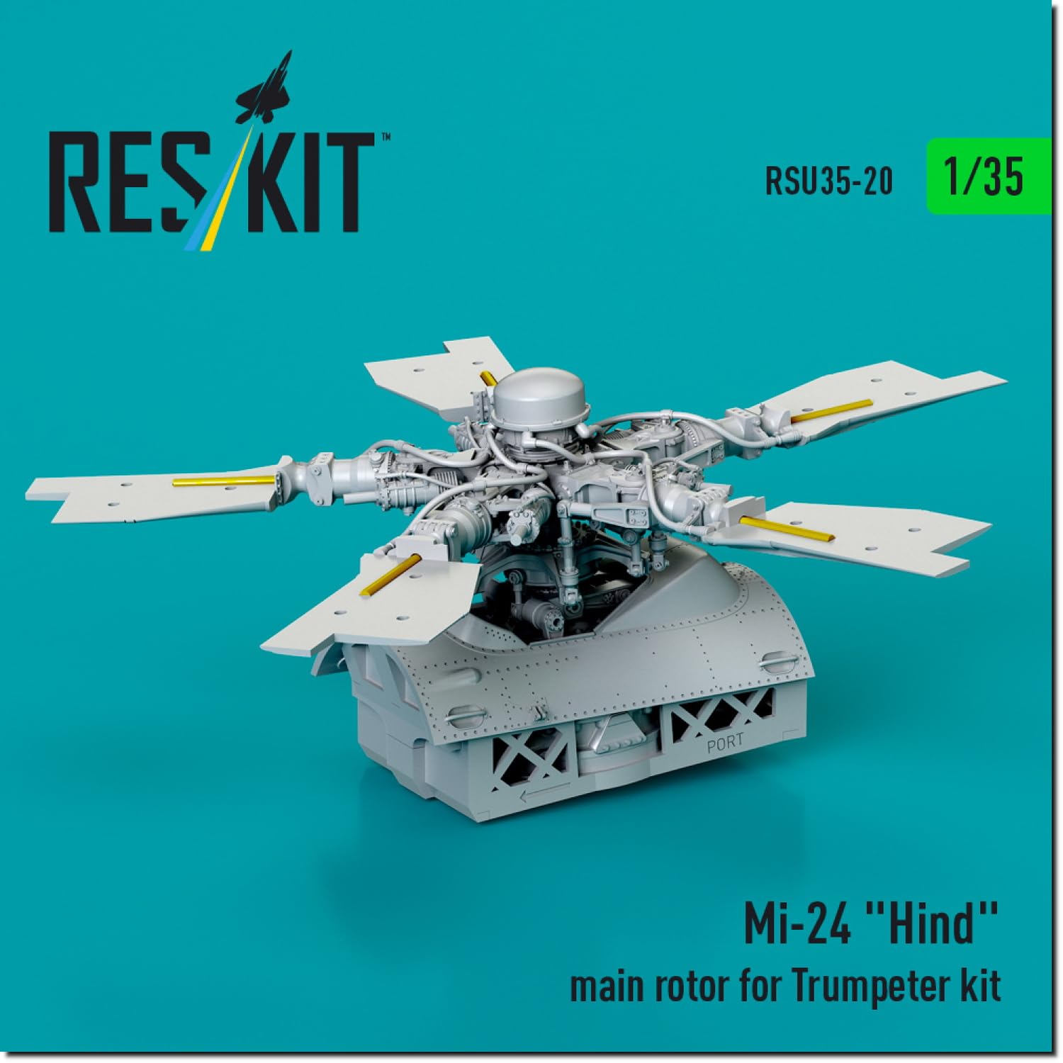 

Reskit Задний ротор втулка пластиковые детали 1/35 Ми-24 (для трубача) RSKU35-0020 (Самолет)
