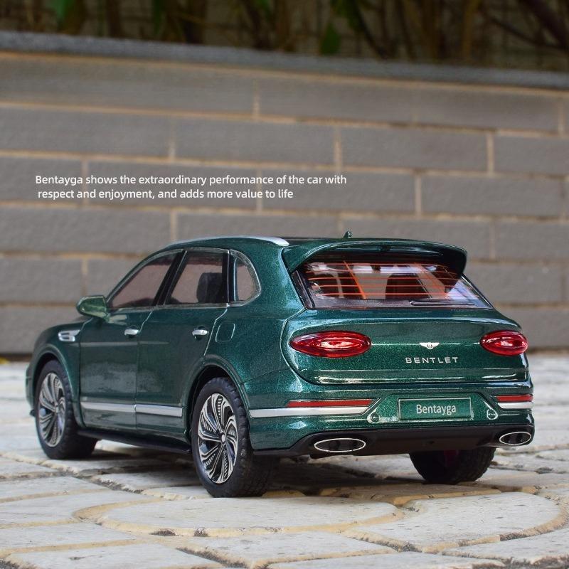 1:24 Bentayga SUV Legierung Luxus Automodell Diecast Metall Spielzeugfahrzeuge Automodell Hohe Simulation Ton und Licht Sammlung Kindergeschenk