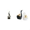 Abstract Statue Resin Flame Figurine Modern Art Sculpture Keepsake Ornament for Cabinet Living Room