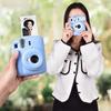 HIYQIN Fujifilm Instax Mini 12 Case, Silicone Travel Case, Shockproof, Silicone Jacket Protective Cover (Blue)