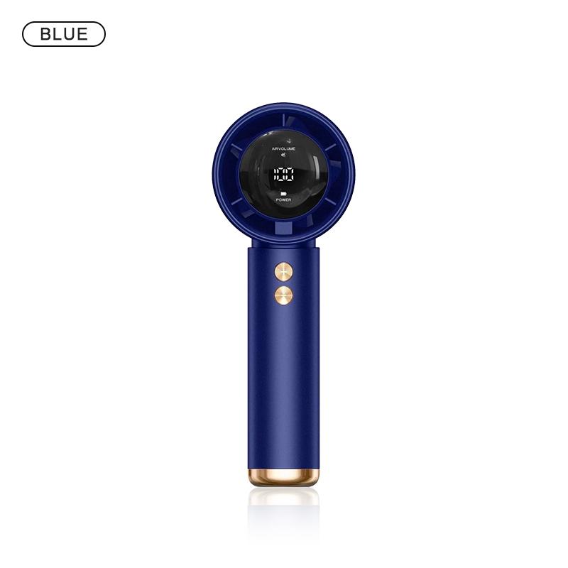 HOMEFISH Mini Handheld Fan USB Fast Charging Portable Air Calculating Fan Mute Highspeed Fan for Travel Outdoor Activities