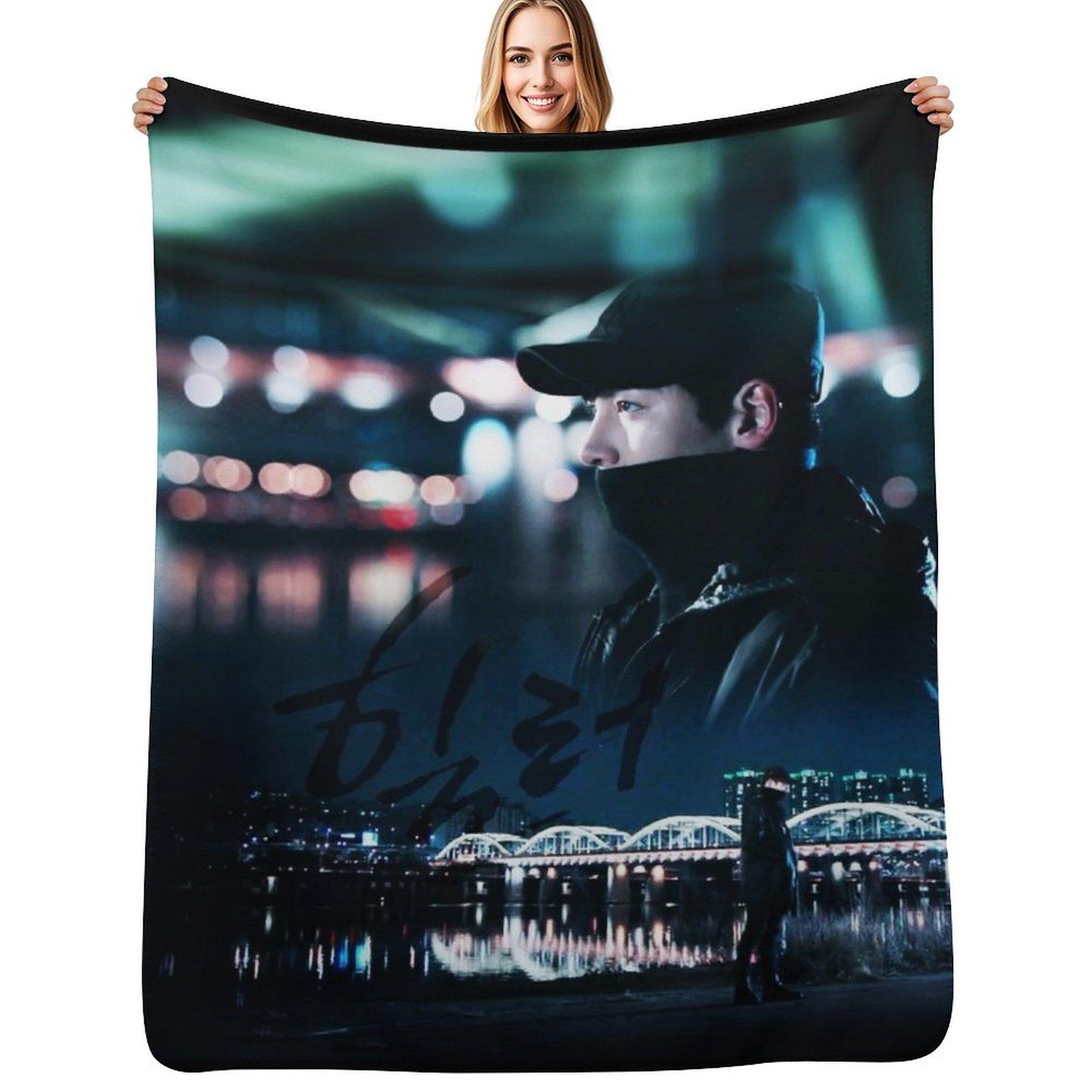 Healer Throw Blanket Men s Soft Warm Throw Blanket for Couch Size: 75*100cm, Weight: 230 GSM