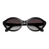 MICHAEL KORS Stylish Simple Design Acetate Oval Sunglasses Women's Black